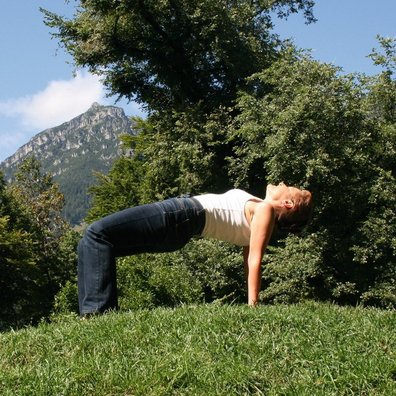 Yogalehrerin Petra Porath