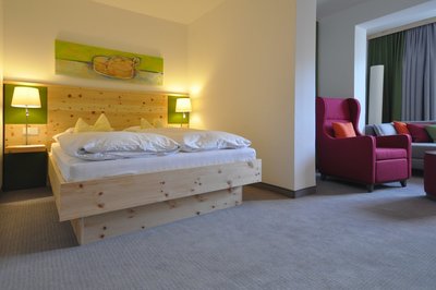 Das Zimmer Alpine Chic im Impuls Hotel