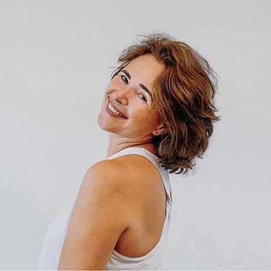 Yogalehrerin Silke Keller
