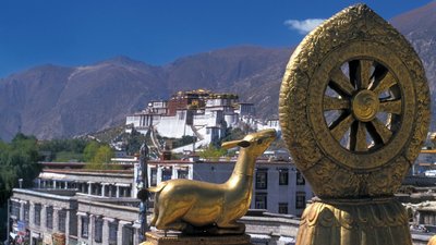 Lhasa Wahrzeichen: der Potala Palast