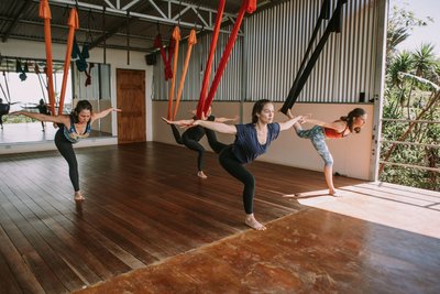 Das helle und offene Yoga Studio im Valle Escondido