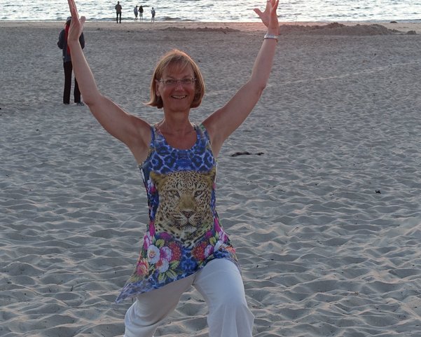 Yogalehrerin Kerstin Boose