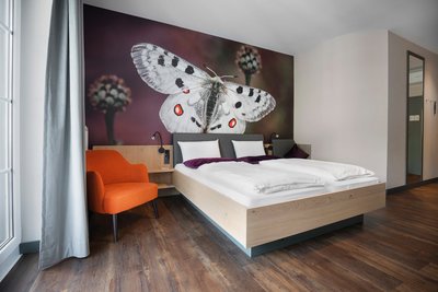 Die Zimmer des Hotel Halfenstube sind modern ausgestattet