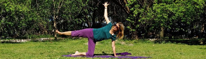 Yogalehrerin Silvia Stuppäck