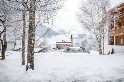 Die wunderschöne Schneelandschaft genießen in Südtirol