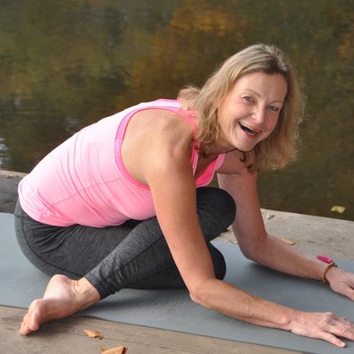 Yogalehrerin Marion Moormann