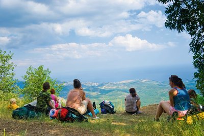 Gemütliche Rast mit Aussicht