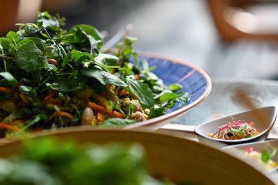 Genießen Sie leckere vegetarische Kost 