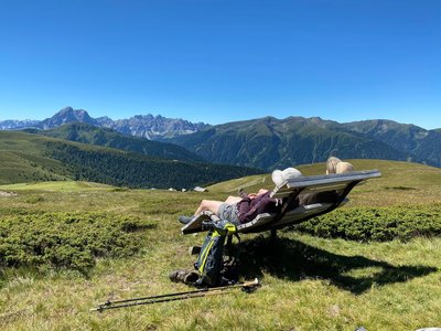 Die Ruhe der Berge genießen