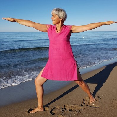 Yogalehrerin Barbara Kemkes