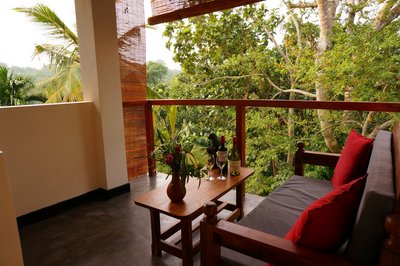 Ihre Aussicht vom Balkon des Big House Room - den Geräuschen des Dschungels lauschen