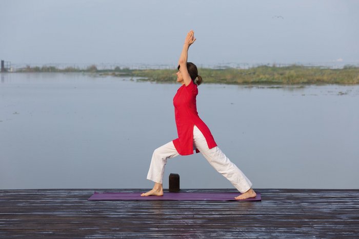 Yogalehrerin Barbara Luderer
