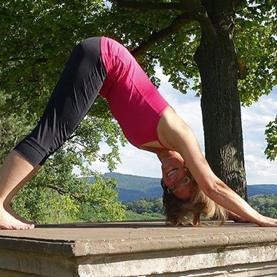 Yogalehrerin Kerstin Boose