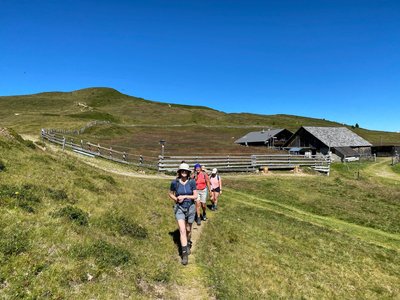 Beim Wandern können Sie die Landschaft Südtirols wirklich wahrnehmen