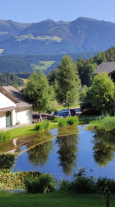 Vom Saalerwirt haben Sie einen tollen Ausblick auf die Südtiroler Berge