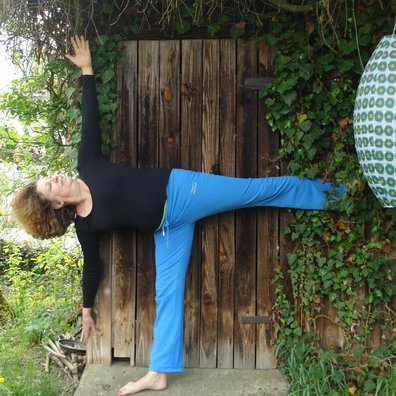 Yogalehrerin Birgitt Lehmke