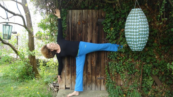 Yogalehrerin Birgitt Lehmke
