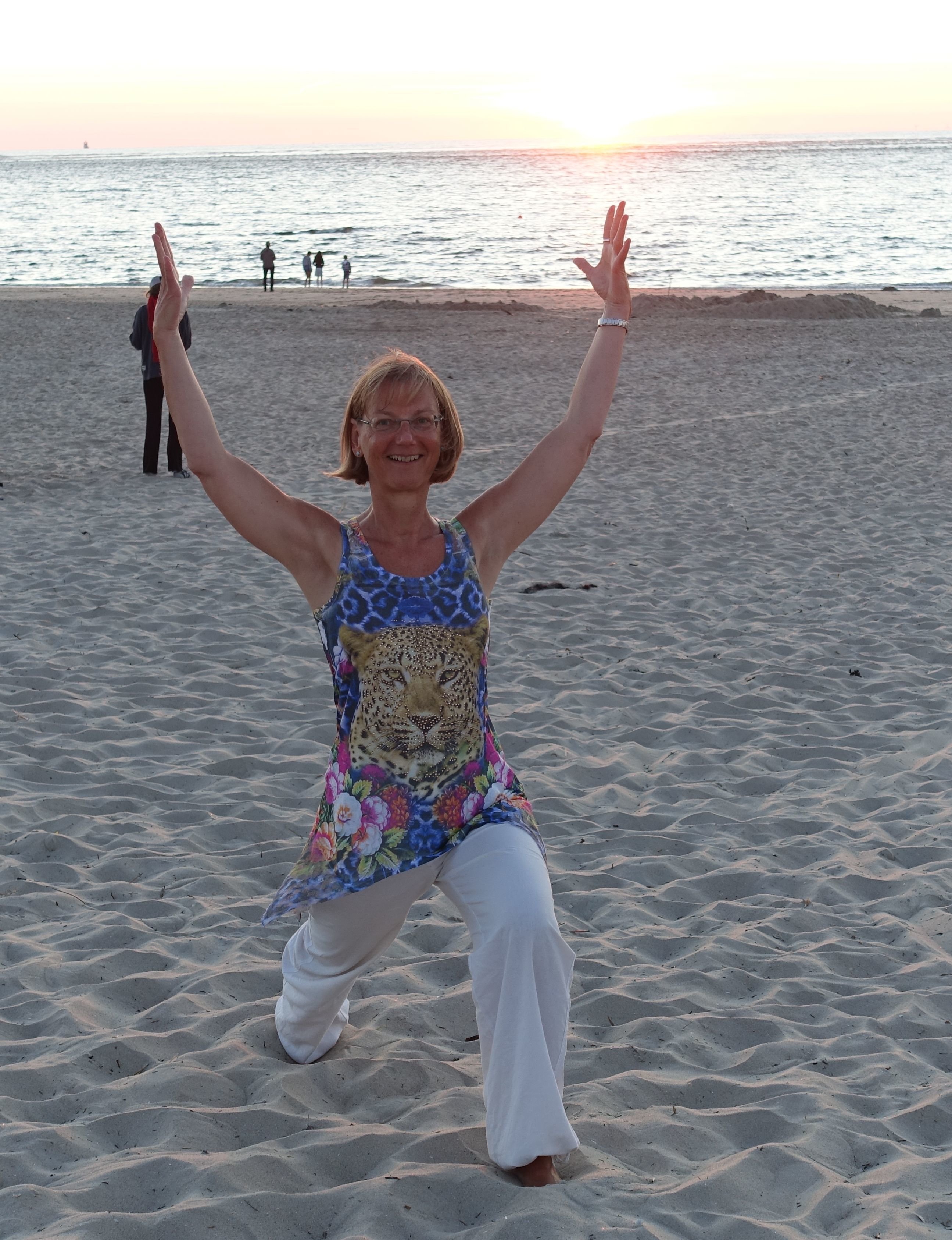 Yogalehrerin Kerstin Boose