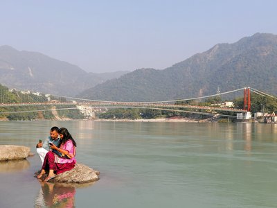 Rishikesh als Ausgangspunkt für Pilger zu vielen heiligen Orten