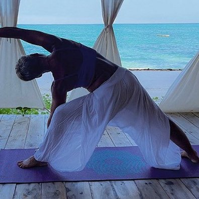 Yogalehrerin Alexandra Schlierf