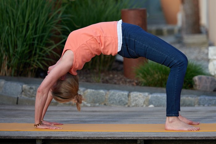 Yogalehrerin Regine Podzuweit