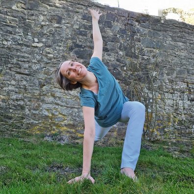 Yogalehrerin Daniela Reich
