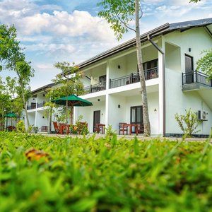 Entspannen Sie auf Ihrer Terrasse im Oakray Elephant Lake