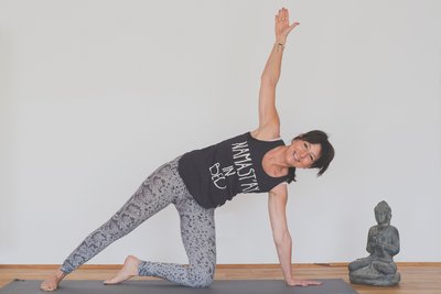 Yogalehrerin Ursula Engel