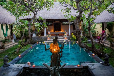 Die Anlage des Prana Veda mit liebevollen Details