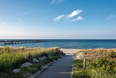 Ostseeküste in Göhren auf der Insel Rügen