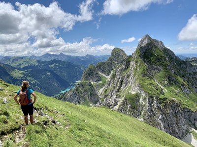 Eine Wanderung bei strahlendem Sonnenschein