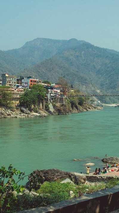 Der Fluss Ganges ist die heilige Lebensader Indiens