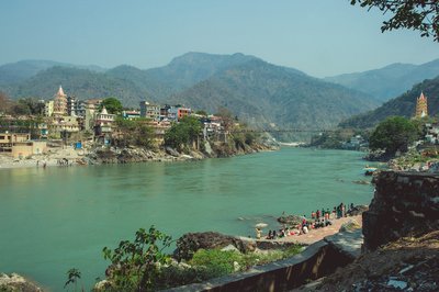 Der Fluss Ganges ist die heilige Lebensader Indiens