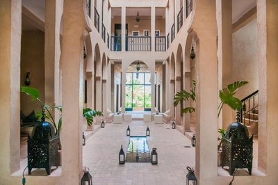 Das Riad Dar Chaama im traditionell marokkanischen Stil