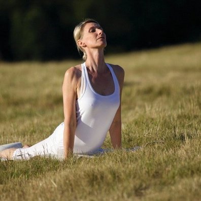 Yogalehrerin Astrid Rövekamp