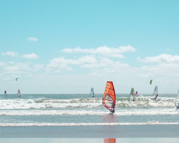 Kitesurfer in Portugal