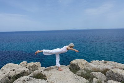 Yogalehrerin Silvia Rodeck