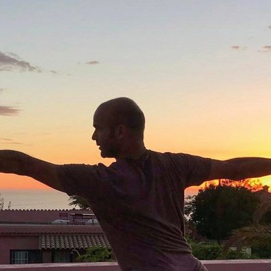 Yogalehrer Tobias Spindler