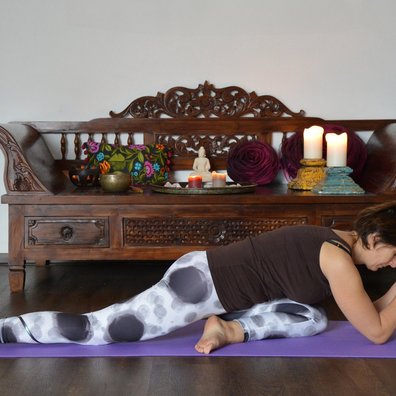 Yogalehrerin Heidi Rath