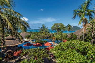 Der traumhafte Ausblick bis auf das Meer