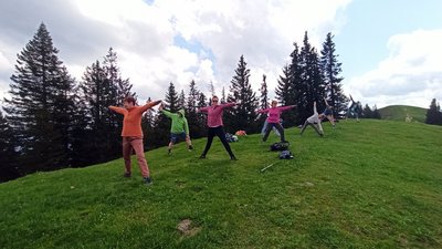 Yoga üben in der Natur Yoga üben in der Natur