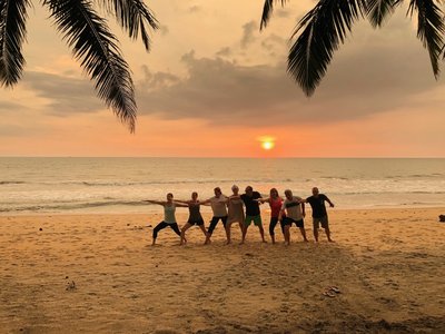 Traumhafte Sonnenuntergänge am Strand des Nattika Beach Resort