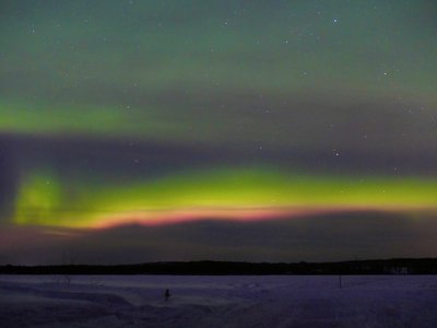 Die Polarlichter in Schweden