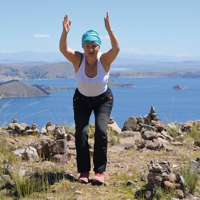 Yogalehrerin Birgitta Kürtös