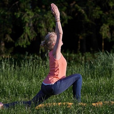 Yogalehrerin Regine Podszuweit