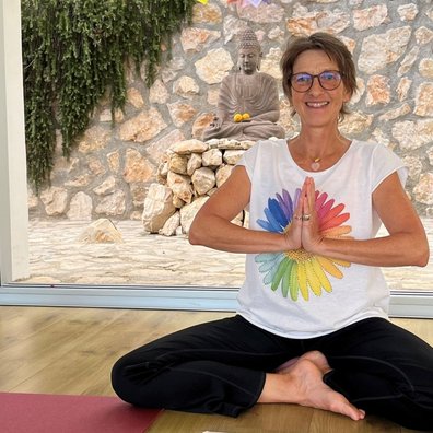Yogalehrerin Gabriele Haage