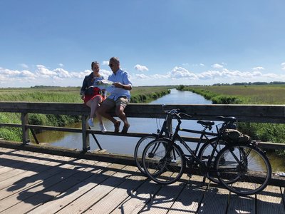 Fahrradtour durch Eiderstedt, Katinger Watt