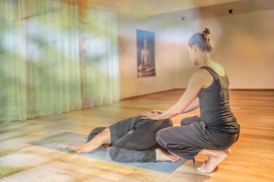 Üben Sie Yoga im Hotel Gasthof Saalerwirt in Südtirol 