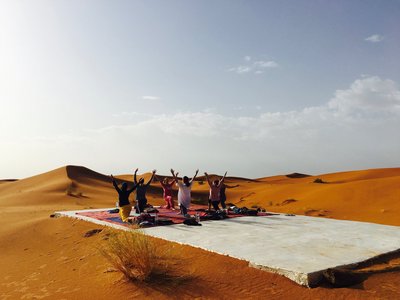 Yoga üben einmal anders