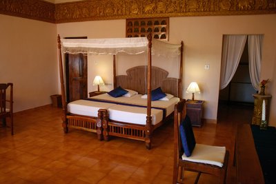 Die modern eingerichteten Zimmer des Bethsaida Hermitages überraschen mit Liebe zum Detail